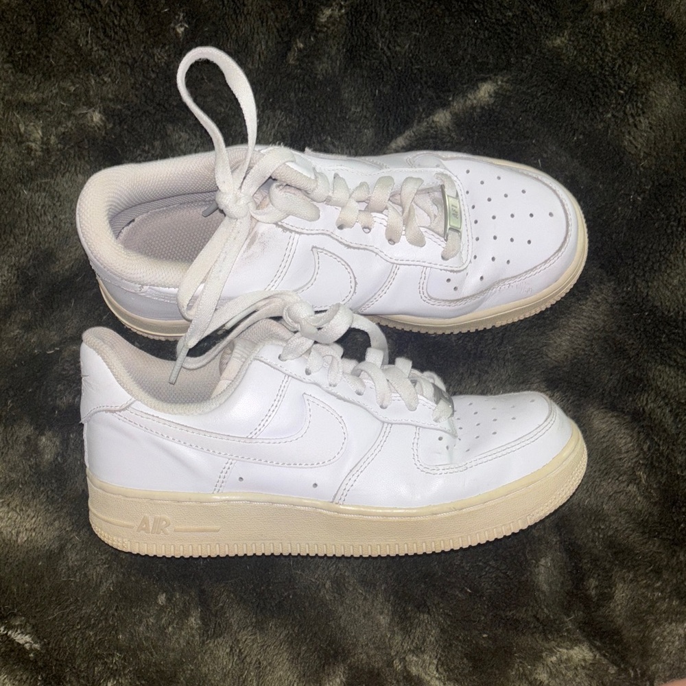 White Sneakers with Cream Soles